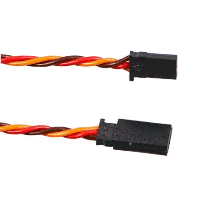 Prolunga servo JR 100cm 3x0,35 mmq twisted in silicone